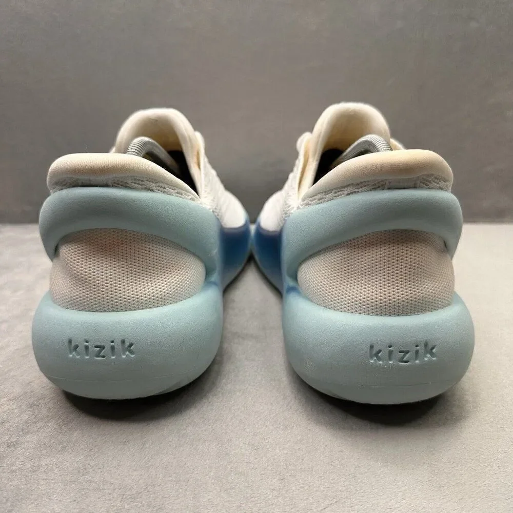 Kizik Roamer Mens Size 10 Shoes White Glacier Hands Free Slip On Comfort Sneaker